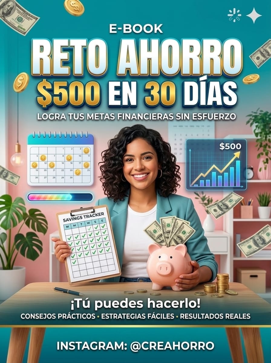 Portada: Reto Ahorro $500 en 30 Días