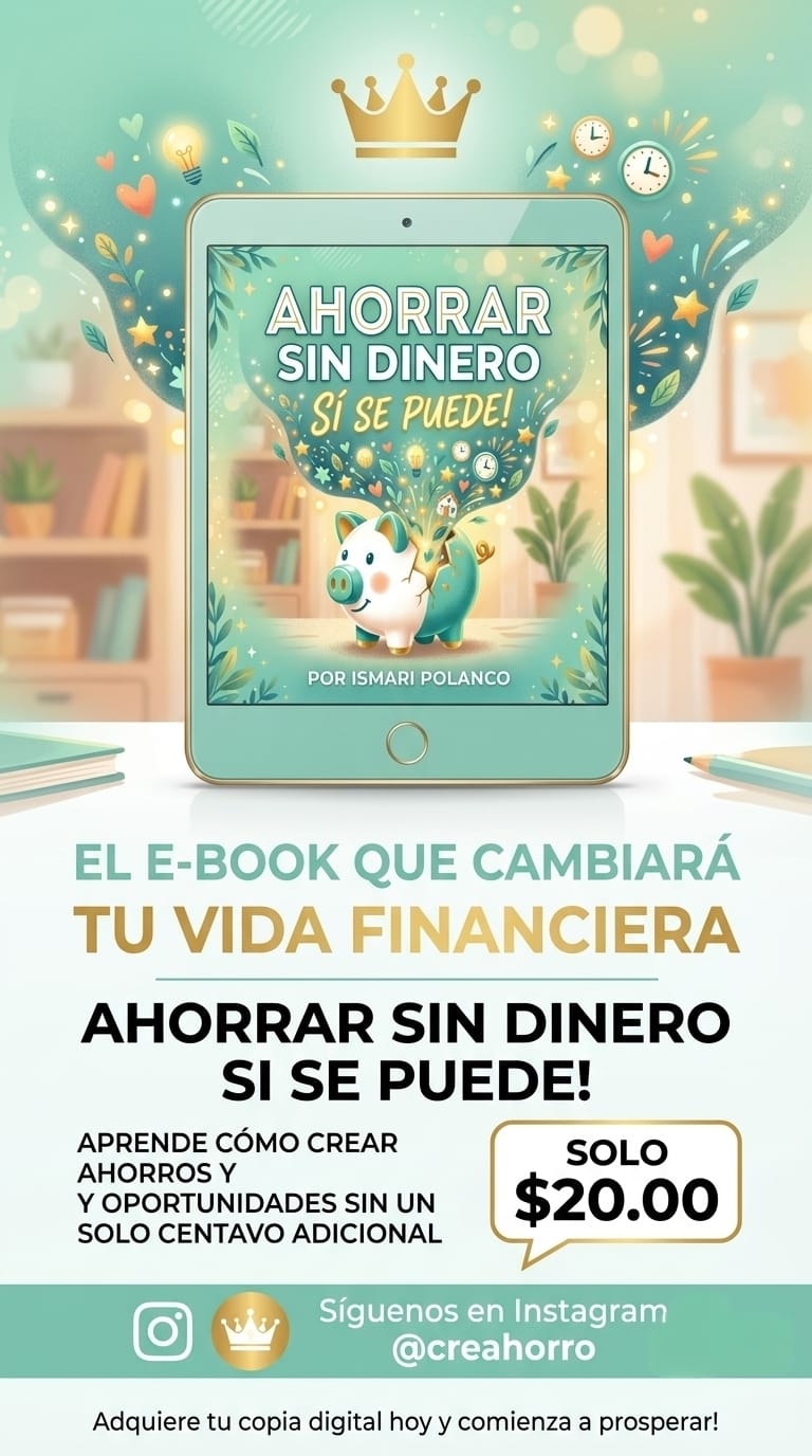 Portada: Ahorrar sin Dinero, ¡Sí se Puede!
